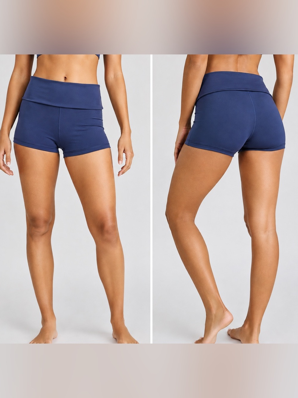 OFFLINE by Aerie Real Me Xtra High Rise 3” Bike Shorts Navy Medium